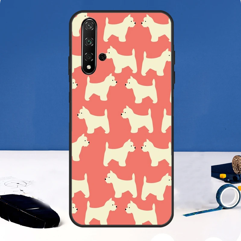 West Highland Terrier Westie funda para Huawei P30 Pro P20 P40 Lite Nova 9 10 SE 11 3i 7i 8i 11i Y91 Y60 Y70 Y61 Y90 - imagen 5