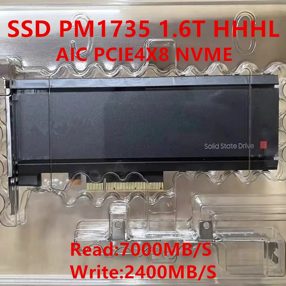 Nuevo Original para Samsung SSD PM1725B PM1735 1,6 T 3,2 T PCle4.0X8 PCIE3.0X8 tarjeta AIC unidad de estado sólido de alta velocidad de grado empresarial - imagen 2