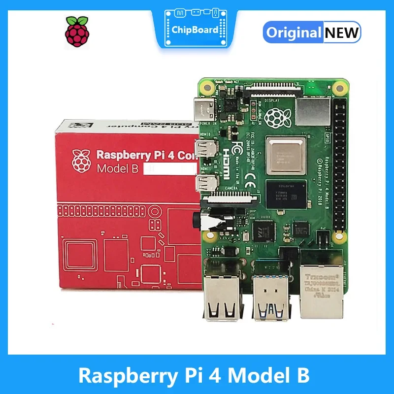 Raspberry Pi 4 Modelo B 4GB RAM linux Cortex-A72 64 bits Quad core 1,5 GHz SOC 2,4 y 5,0 GHz WiFi Bluetooth 5.0