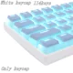 Pudding keycap white