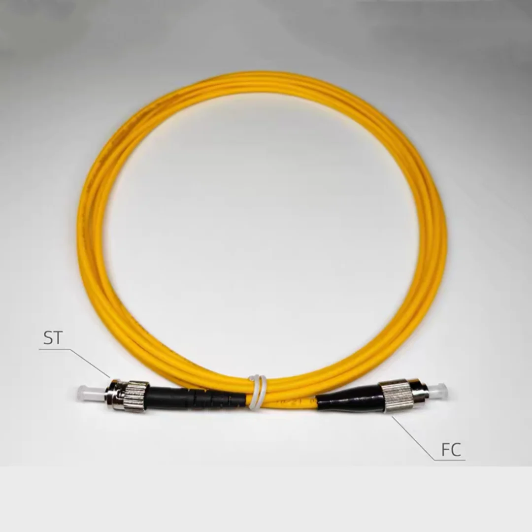 Cable de conexión óptico FC-ST 1m 5m 10m 50m 100m simplex SM 30m 20m 3m 2m PVC ST conector puente de fibra G652D envío gratis ELINK