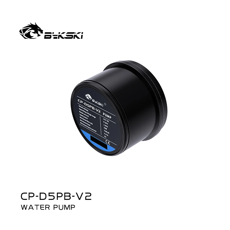 Bykski DC12V 18W D5 bomba PWM velocidad automática flujo máximo elevación 4,5 metros 720L/H TACH retroalimentación rotacional eje cerámico CP-D5PB-V2