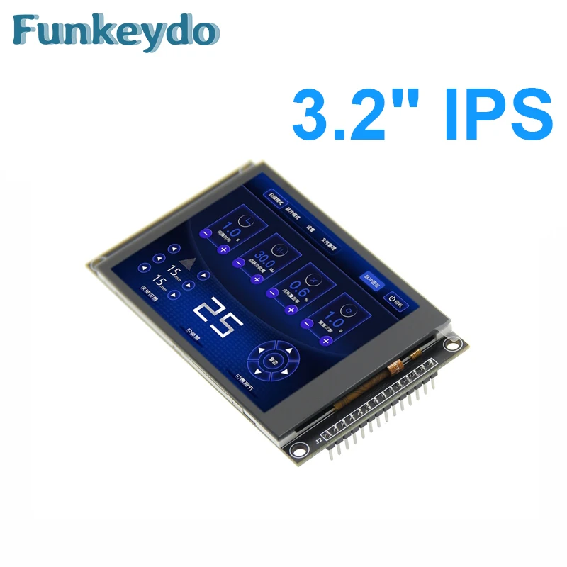 Pantalla LCD táctil IPS 320x240 de 3,2 pulgadas, controlador ILI9341 de 3,2 ", módulo LCD TFT serie SPI para Arduino/Mega2560/C51/ESP32