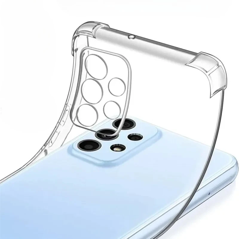Funda transparente para Samsung Galaxy A52 A72 A13 A23 A33 A53 A73 A04 A04S A14 A24 A34 A54 A22 A32 5G Fundas