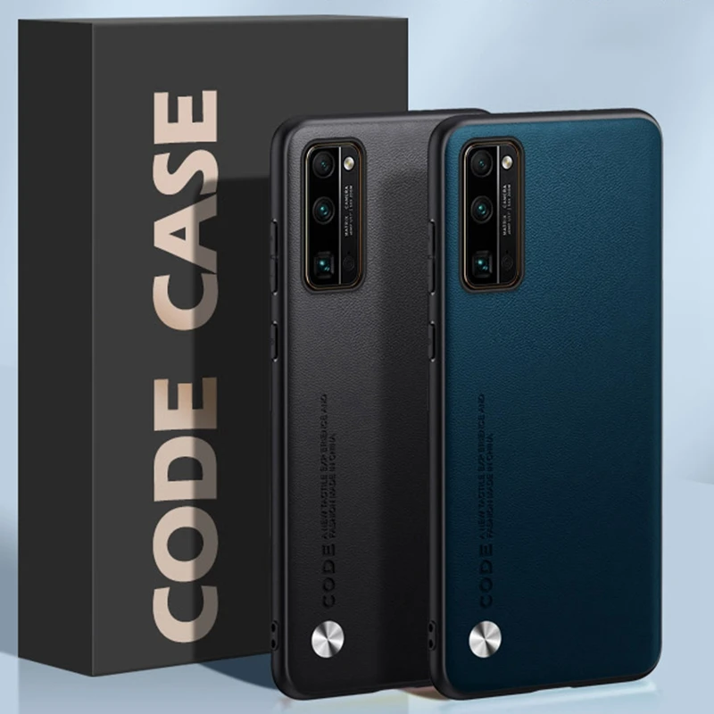 Para Honor 30 Pro Plus funda de lujo de cuero PU funda de teléfono para Honor 30 Pro + Honor30 Pro contraportada protección de silicona a prueba de golpes - imagen 3