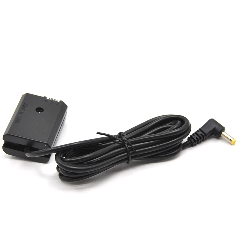 AC-PW20 acoplador CC NP-FW50 NPFW50 batería simulada 4,0*1,7mm macho para Sony A6000 A6300 A6500 A7000 a7 a7R NEX5 SLT A65 A77 ZV-E10 - imagen 2
