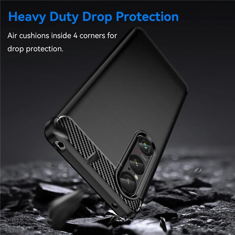 Funda protectora para Sony Xperia 1 VI 5G, carcasa de 6,5 pulgadas a prueba de golpes, silicona suave, TPU, parachoques para Sony Xperia 1 VI - imagen 5