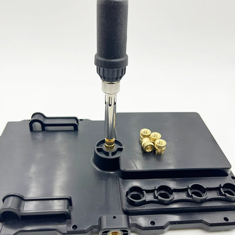 Tuerca de inserción termofusible de latón, máquina de implante de tuerca termofusible, tuerca de cobre, cabezal de calefacción de implante de conducción térmica para impresora 3D de plástico - imagen 4