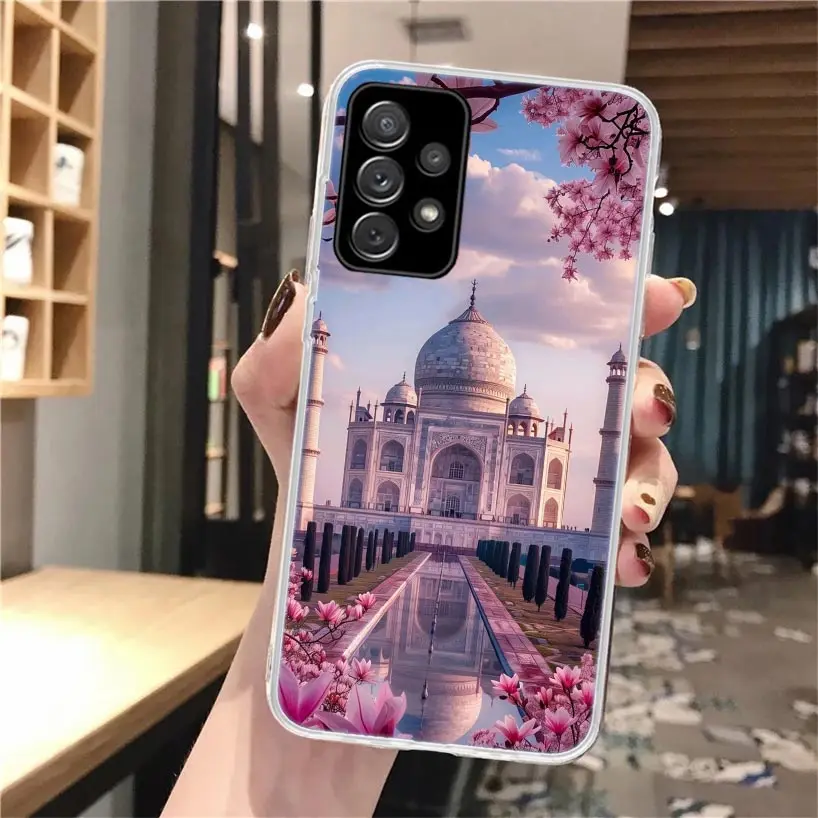 Funda de teléfono de silicona con mezquita musulmana islámica para Samsung Galaxy A52 A51 A50S A42 A32 A22 A12 A02S A30S A20S A10S A41 A31 A21S A40 A30 - imagen 3