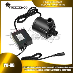 Bomba Agua Refrigeración PC - FREEZEMOD 12V/24V Alta Temperatura