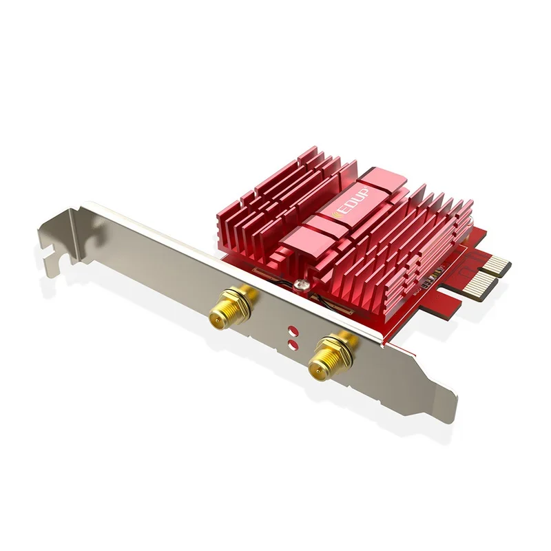 Adaptador de tarjeta de red Wifi PCIe, WiFi de escritorio inalámbrico, 6 chips, tarjeta Intel AX200, Bluetooth 5,1, banda Dual 2,4G/5G, red de 2974Mbps - imagen 5