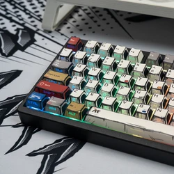 Teclas PBT Cherry MX Comic ISO para Teclado Mecánico