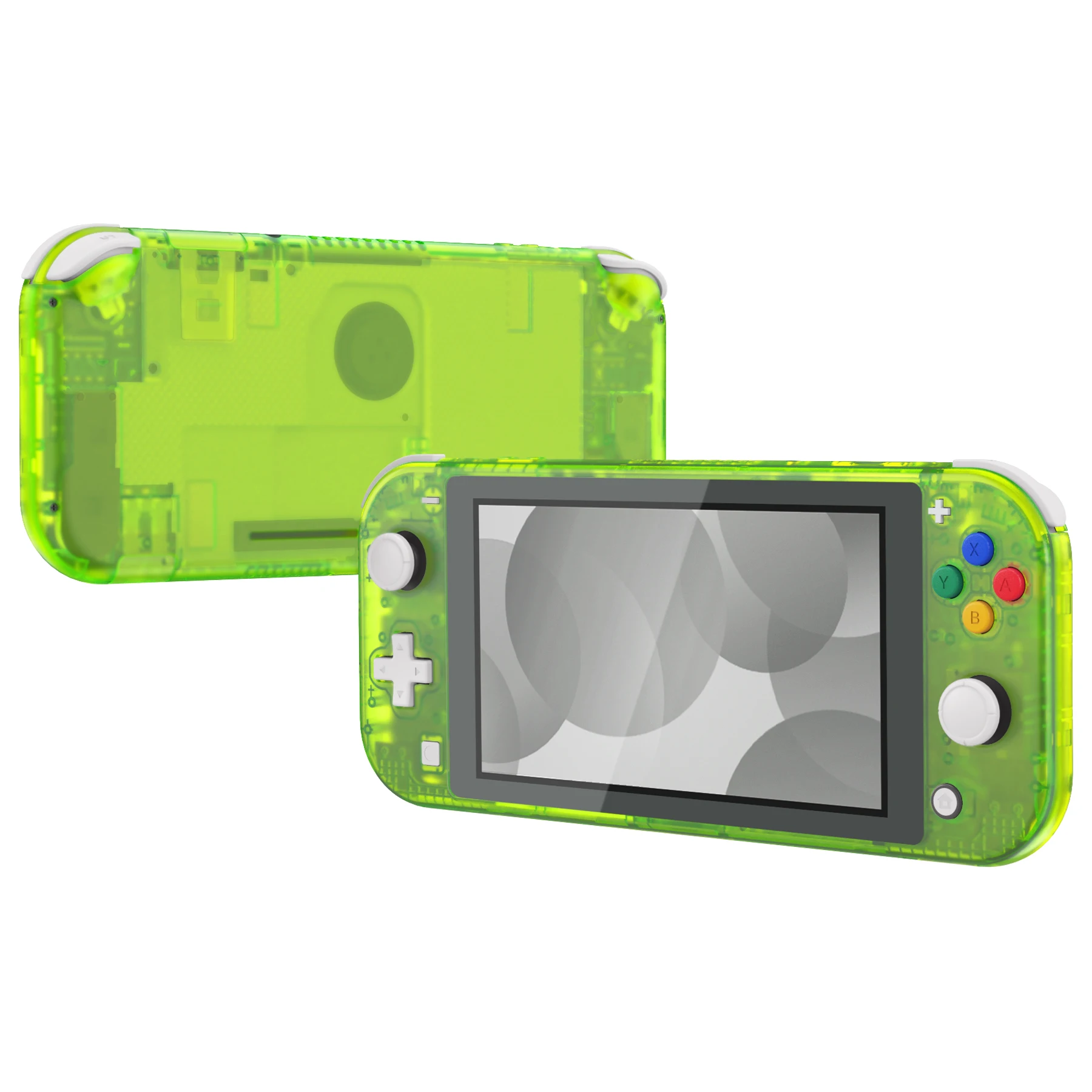 Carcasa de repuesto eXtremeRate para Nintendo Switch Lite - Verde lima transparente - imagen 4
