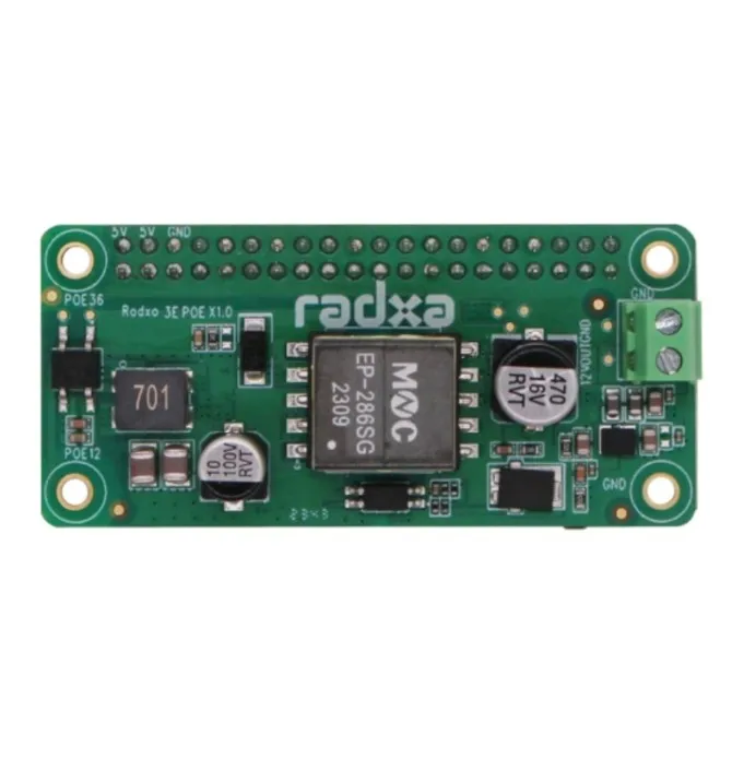 Módulo Ethernet de alimentación Radxa Zero 3E PoE HAT - imagen 2