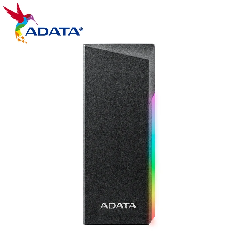 ADATA EC700G M2 SATA/PCle, carcasa SSD, iluminación RGB, USB 3,2 Gen2, caja de unidad de estado sólido tipo C, carcasa de disco duro SATA - imagen 4