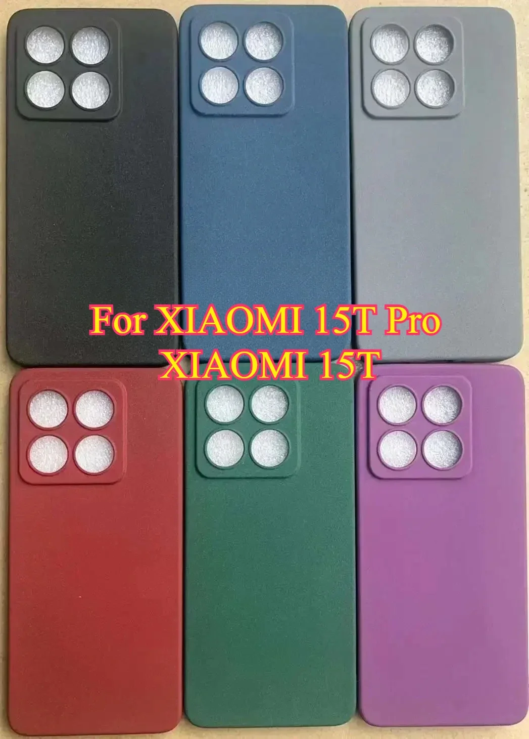 Funda ultrafina de TPU suave de arenisca para Xiaomi 15T Pro, fundas protectoras de lentes de silicona mate para parachoques Xiaomi 15T Pro - imagen 2