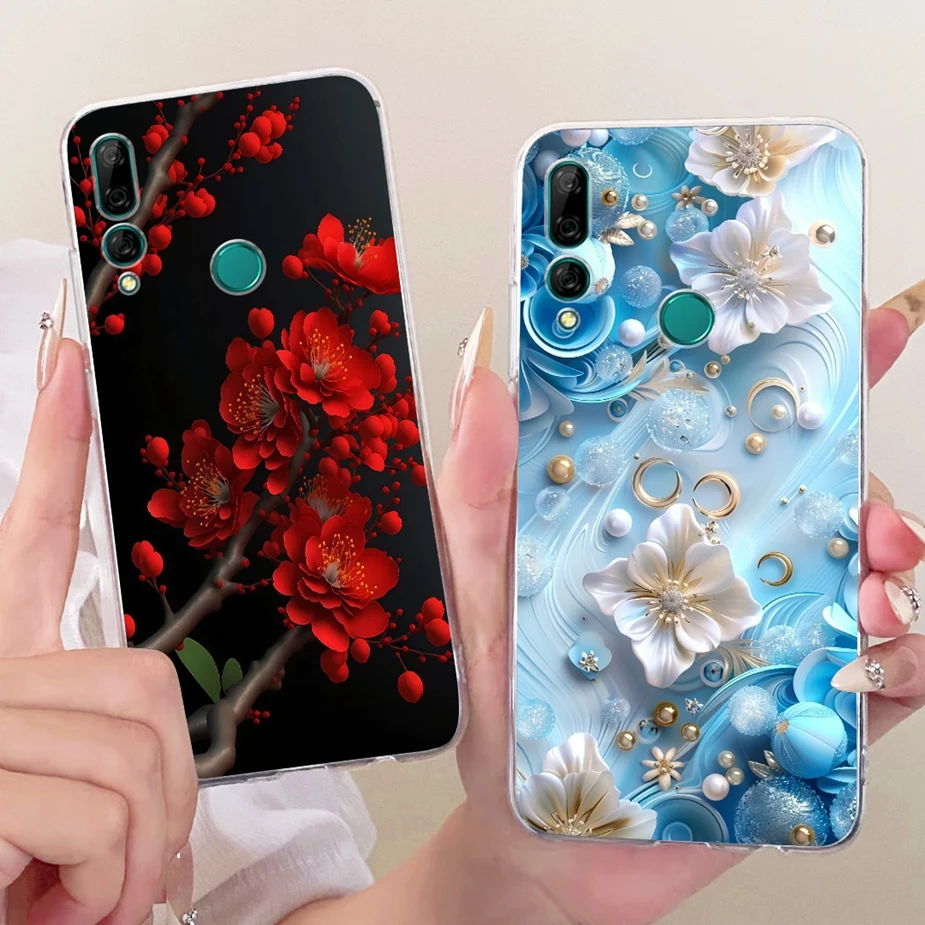 Para Huawei Y9 Prime 2019 funda de lujo pintada con mariposa funda de teléfono de silicona suave para Huawei P Smart Z PSmartZ STK-LX1 Shell - imagen 5