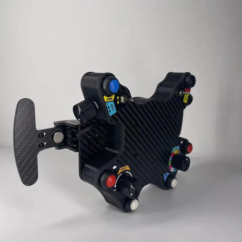 Paletas de cambio de consola central de PC para Logitech Thrustmaster Fanatec Racing Hub, caja de botón de instrumento de volante - imagen 5