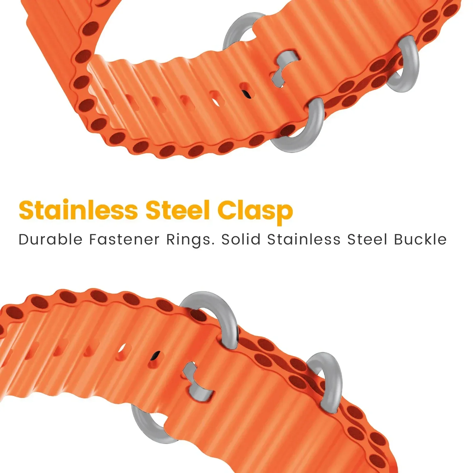 Correa de reloj oceánico de 20mm y 22mm para Garmin venu 2 Forerunner 245/255/645, Correa para reloj inteligente Venu2/SQ, pulsera Vivoactive 5/4/3 - imagen 4