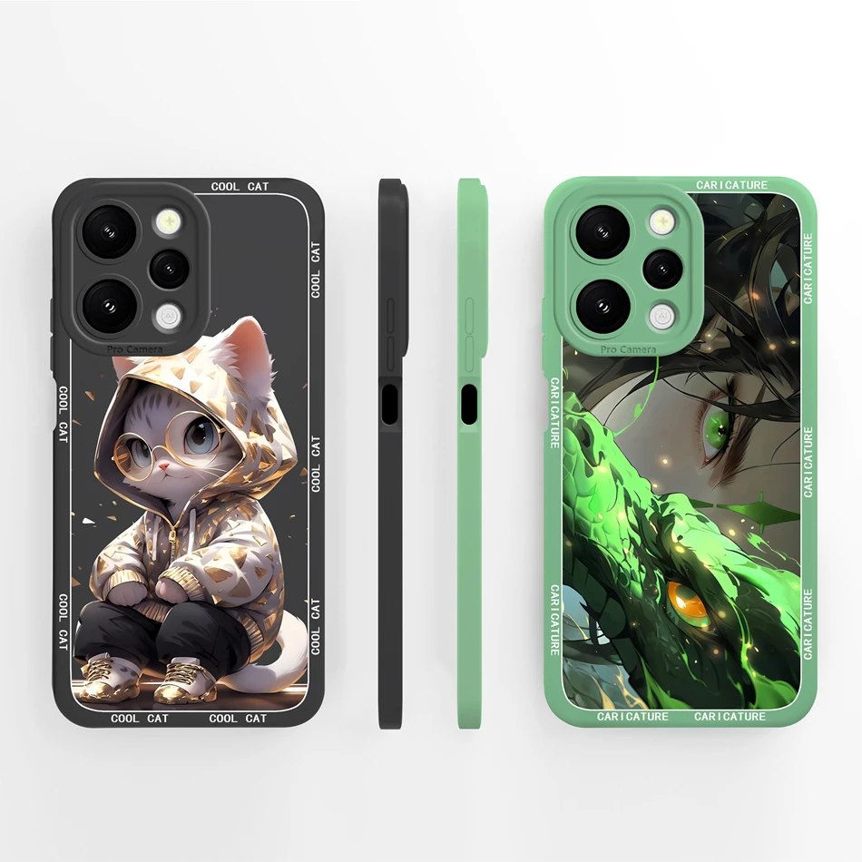 Para Redmi Note 12 Pro Plus Funda de teléfono con estampado Floral contraportada para Redmi Note12 4G 5G Funda de silicona líquida suave de alta calidad - imagen 5