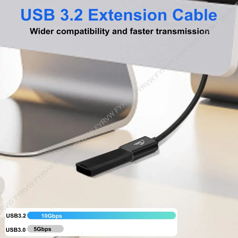 Cable Prolongador USB 3.2 Gen 2 Macho-Hembra 10Gbps - imagen 4