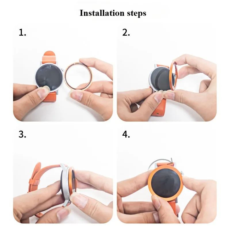 Bisel de Metal para reloj inteligente Nothing CMF Watch Pro 2, funda protectora para reloj, funda de correa para CMF By Nothing Watch Pro2, carcasa dura - imagen 3