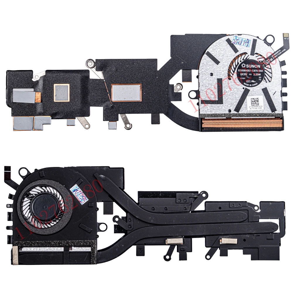 Ventilador y disipador de calor de CPU para portátil de repuesto para Lenovo Ideapad 710S Plus-13ISK 710S Plus-13IKB 710S Plus Touch-13IKB Series