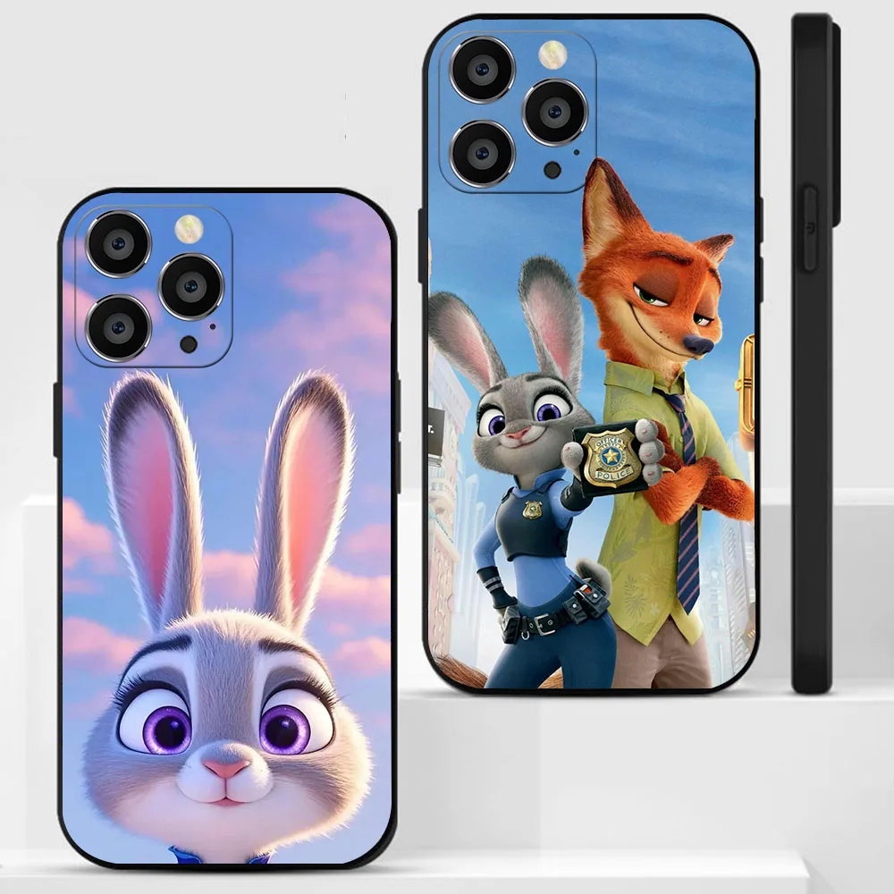 Funda blanda BK-35 Zootopia para iPhone XS XR 5 5S 6 6S 7 8 SE Max Plus - imagen 4