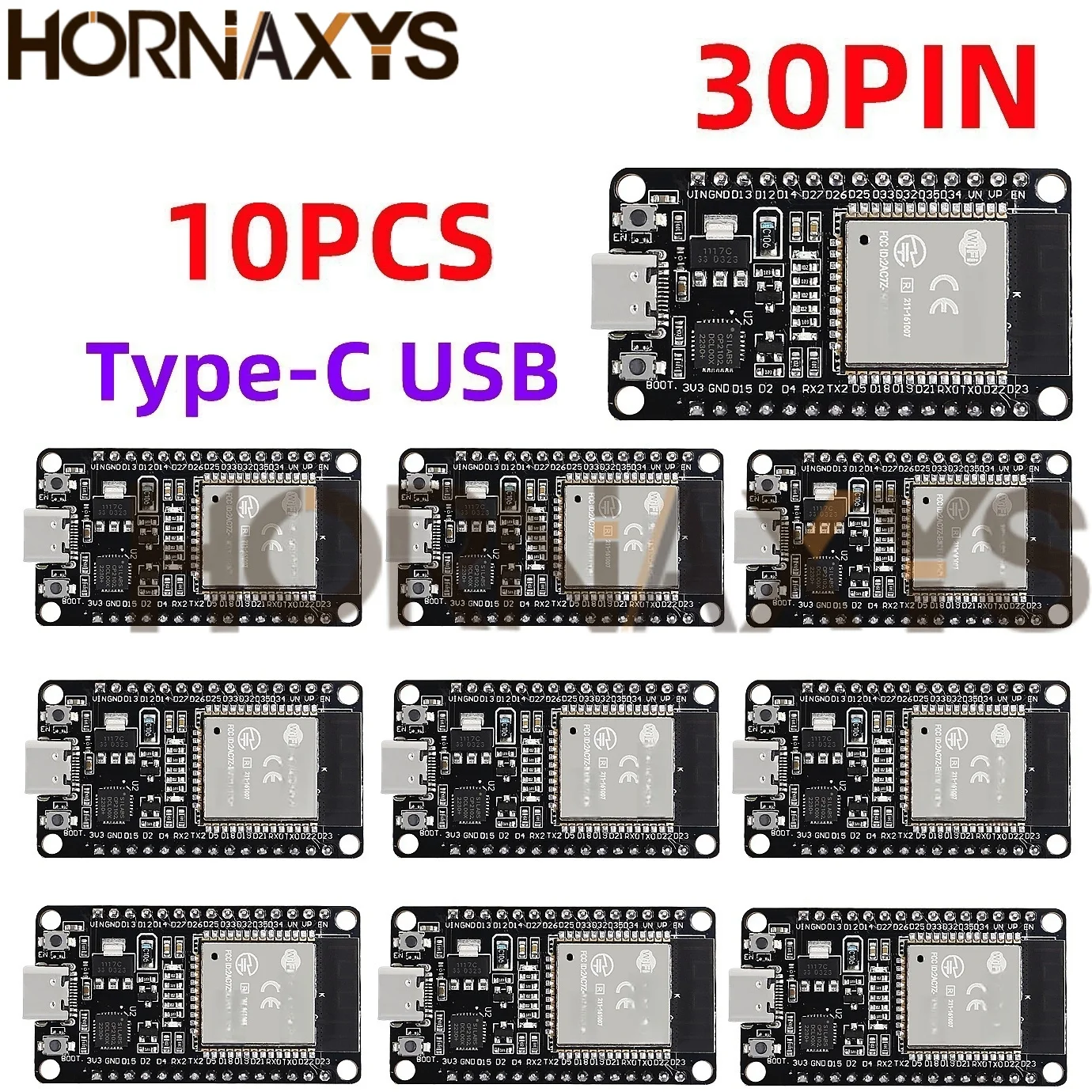 1-10 uds/ESP32 ESP32 Placa de desarrollo WiFi + Bluetooth consumo de energía ultrabajo ESP-32 de doble núcleo ESP-32S ESP 32 Similar ESP8266 - imagen 5
