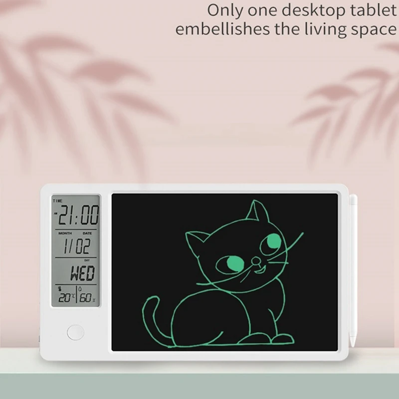 Calendario Electrónico multifunción, tablero de escritura a mano LCD, adorno de escritorio para oficina, oferta - imagen 5