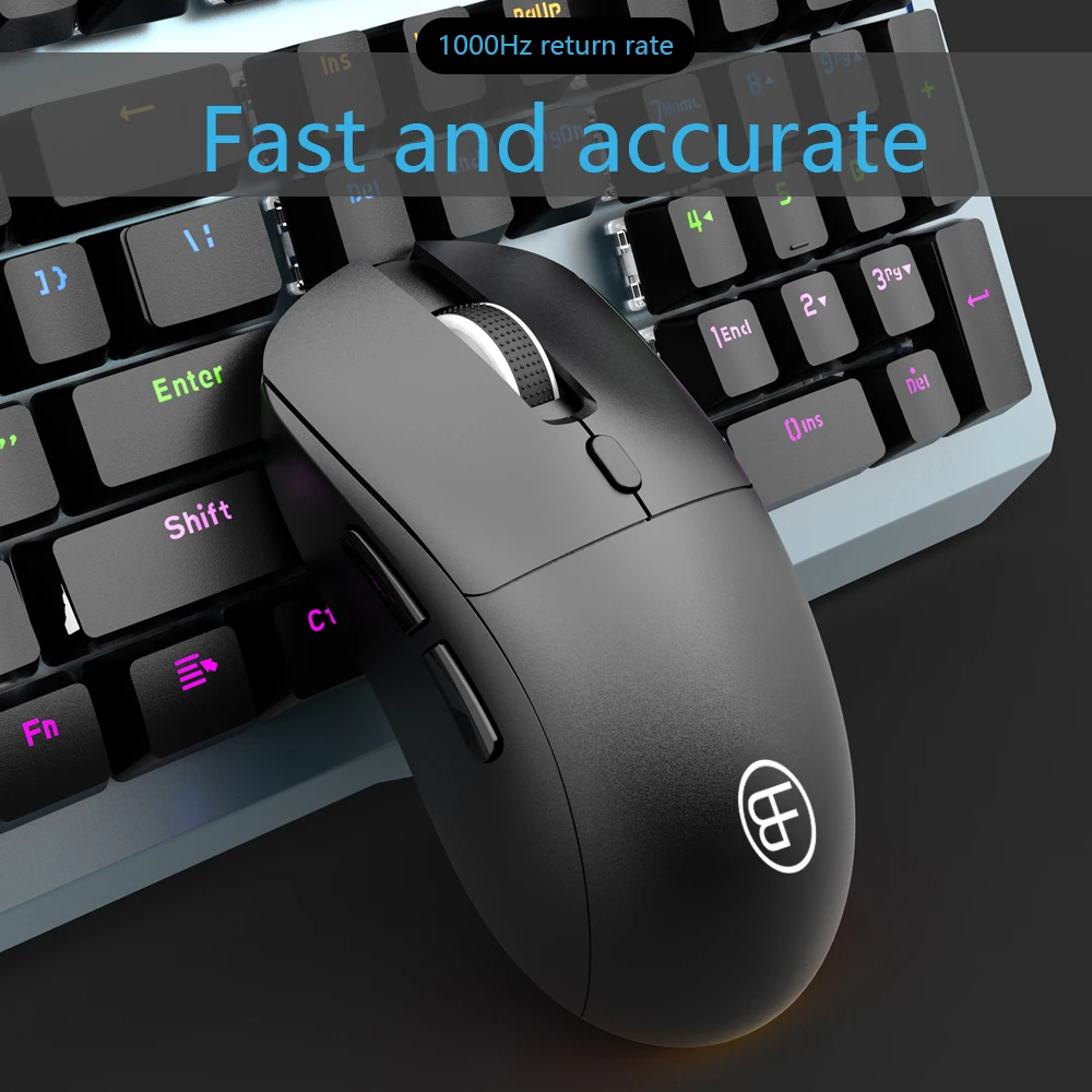 Ratón con cable USB, ratón de ordenador con cable, DPI, ajustable, ergonómico, de 6 botones, para el hogar y la Oficina, para ordenador portátil, PC, escritorio y Notebook - imagen 3