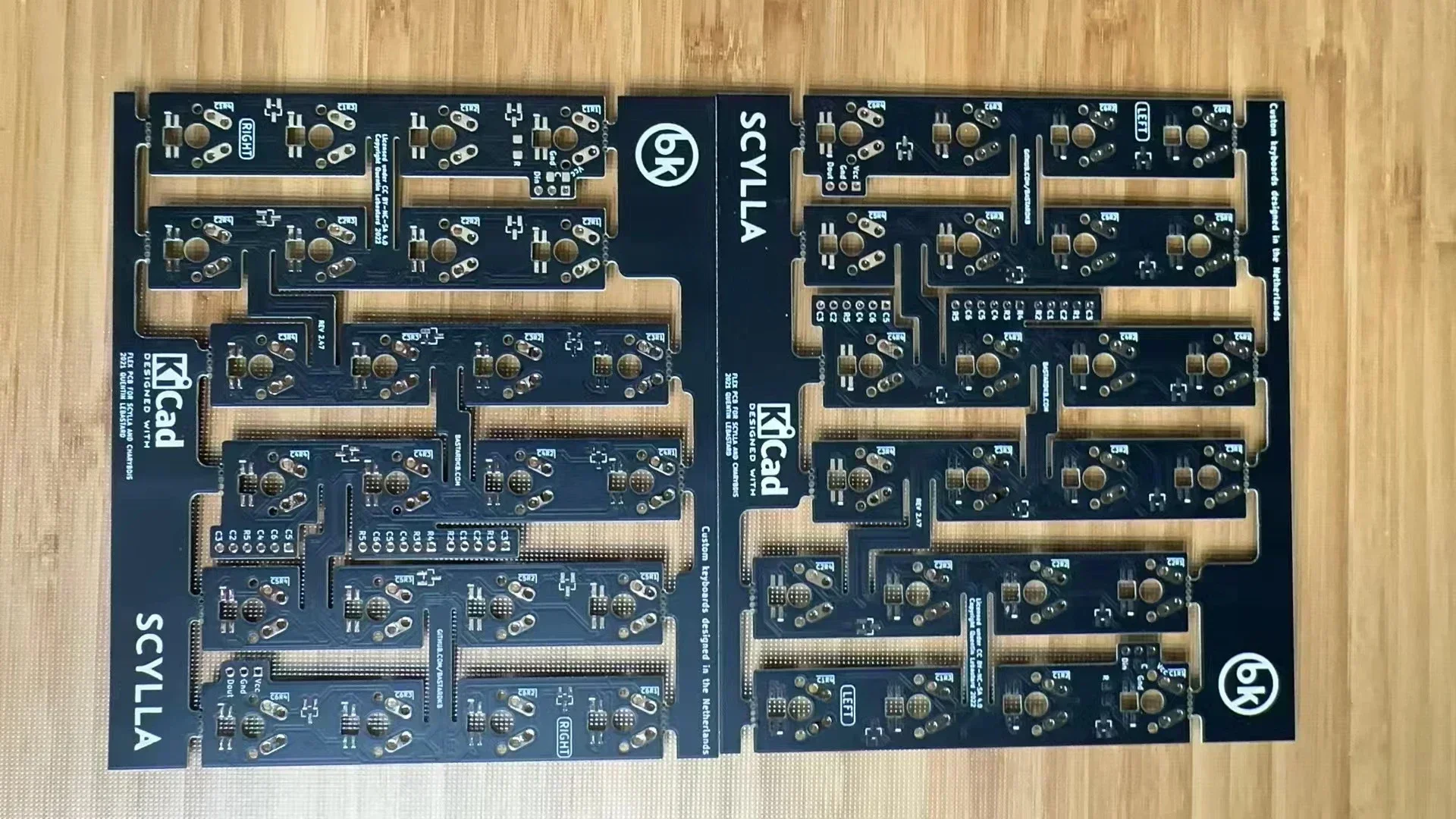 Charybdis Mini/Nano Split teclado Pcb Material Kit personalizado con cable/inalámbrico Trackball Split funda para teclado mecánico no preconstruido - imagen 5