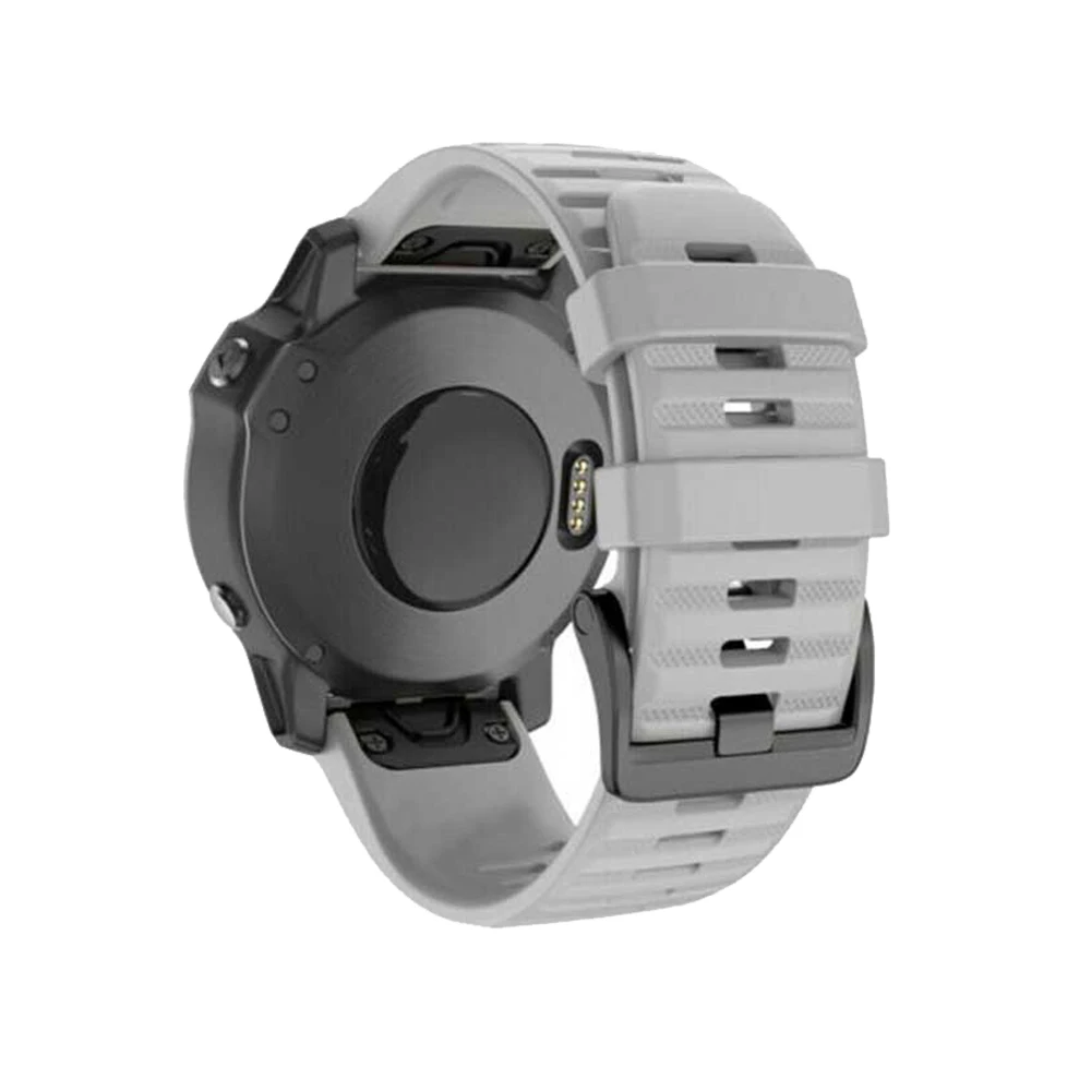 Correa de silicona para reloj inteligente, pulsera de 20, 22 y 26mm para Garmin Fenix 7, 7X, 7S, 6X, 6S, 6Pro, 5X, 5Plus, 3HR, QuickFit - imagen 5