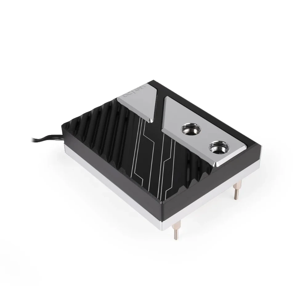 Bloque de agua de CPU Alphacool Apex 1 Compatible con el enfriador AMD AM5 cubre completamente el enchufe y la CPU