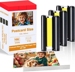 Canon Selphy Kit Tinta y Papel Fotográfico – 6 Pulgadas KP108IN