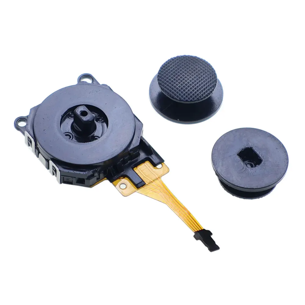 JCD para consola de juegos PSP3000, Joystick analógico 3D + tapas de palanca de pulgar, accesorios de repuesto de botón - imagen 4