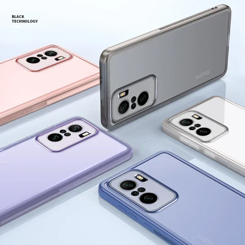 Funda de teléfono con película de lente Original para Xiaomi Redmi K40 Pro Plus Gaming K40S silicona suave K40Pro Pro + 5G cubiertas traseras con borde antideslizante - imagen 3