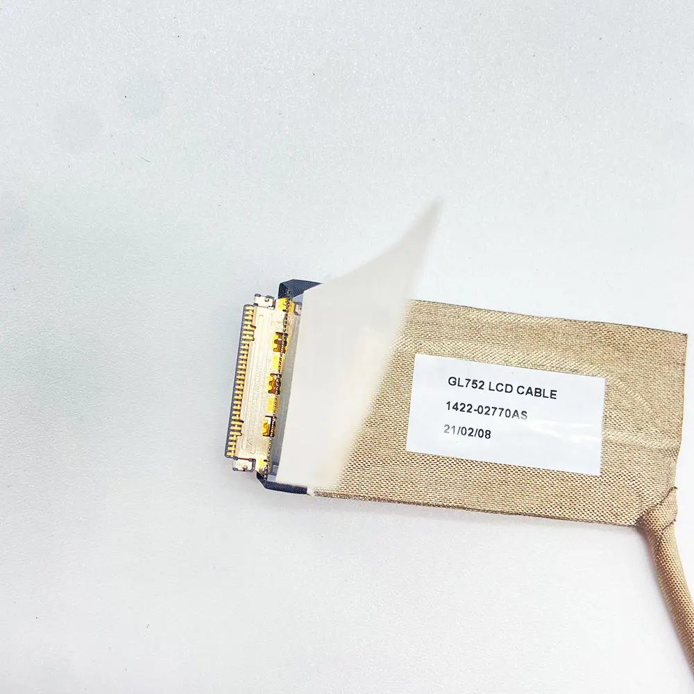 Para ASUS GL752 GL752V GL752VW GL752VL GL753 FX71 PRO6700 ZX70V portátil LCD pantalla LED cinta cable de cámara 1422-02770AS 30pin - imagen 5