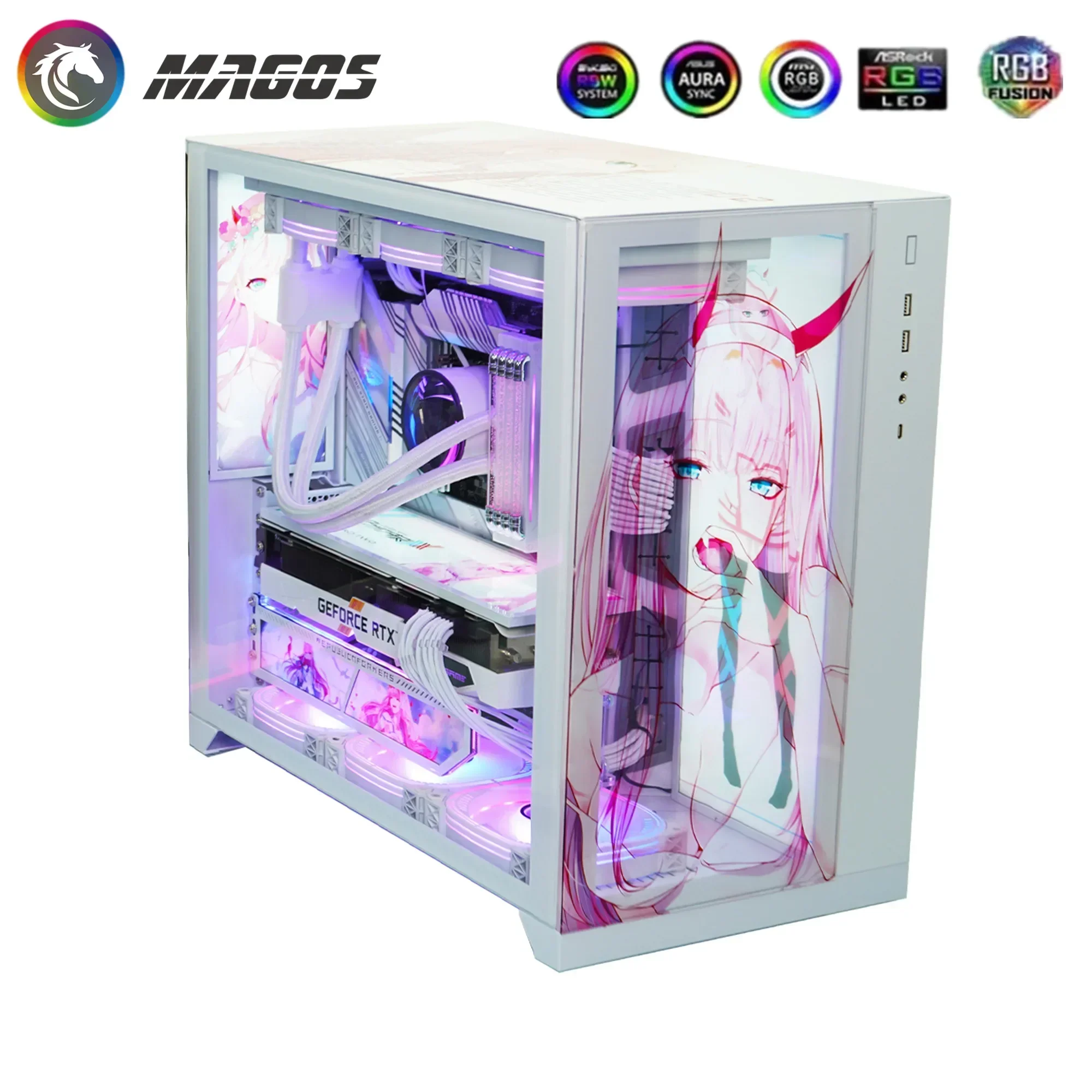 DIY personalizado LIAN LI Dynamic Case Panel frontal RGB Refit reemplazo O11XL y O11 MINI y O11 EVO Chasis Modding Plate Shroud SYNC - imagen 5