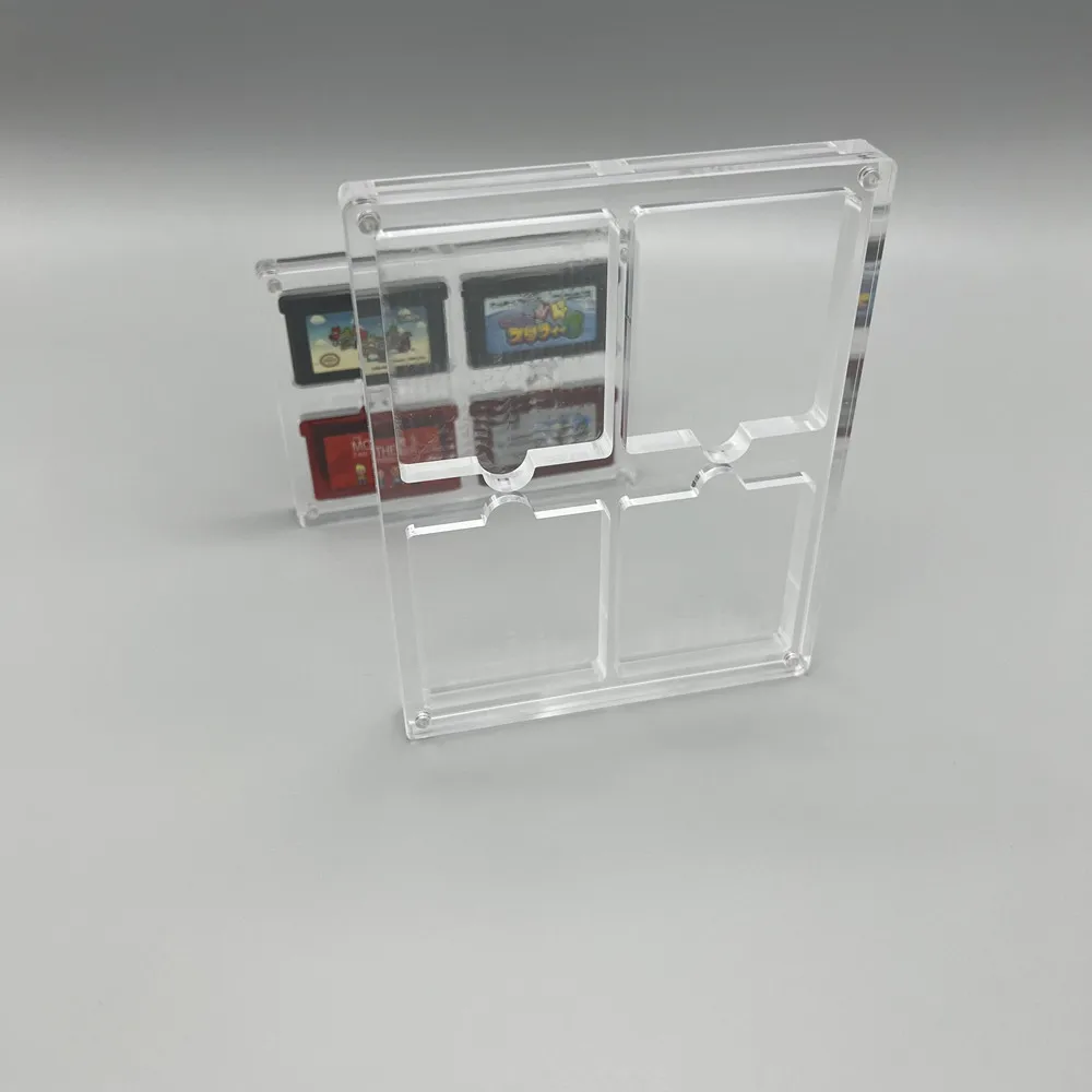 Cubierta de succión magnética acrílica de alta transparencia, caja de almacenamiento para juegos, estuche de cartucho de carcasa dura para GameBoy GB GBC - imagen 3