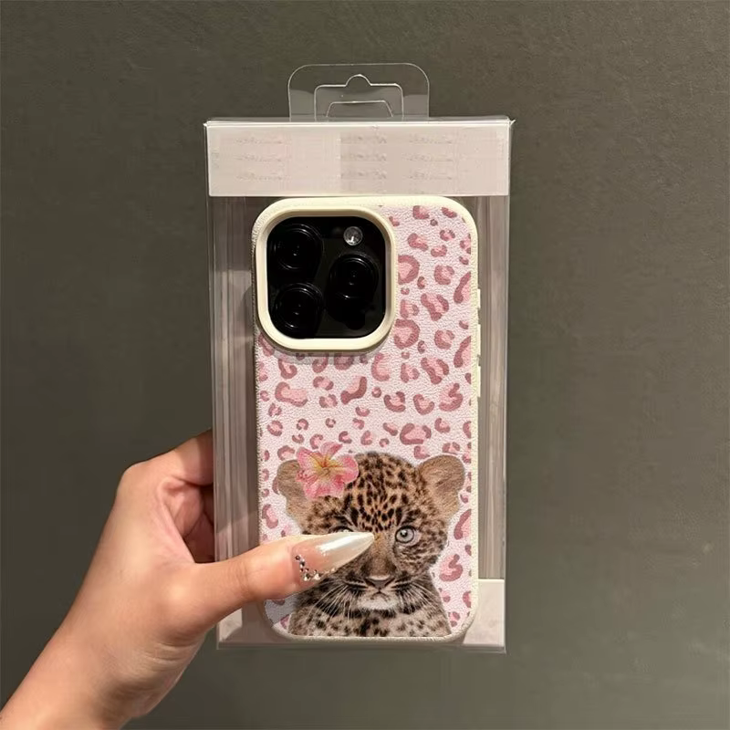Nueva funda de teléfono TPU con bonito estampado de animales para iPhone 11 12 13 14 15 16 17 Pro Max XS X XR 16E 16 Plus 17 Air funda de silicona suave - imagen 3