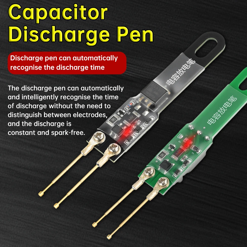 Condensador de descarga de alto voltaje AC/DC interruptor de descarga antieléctrica fuente de alimentación herramienta de prueba de mantenimiento para uso profesional - imagen 5