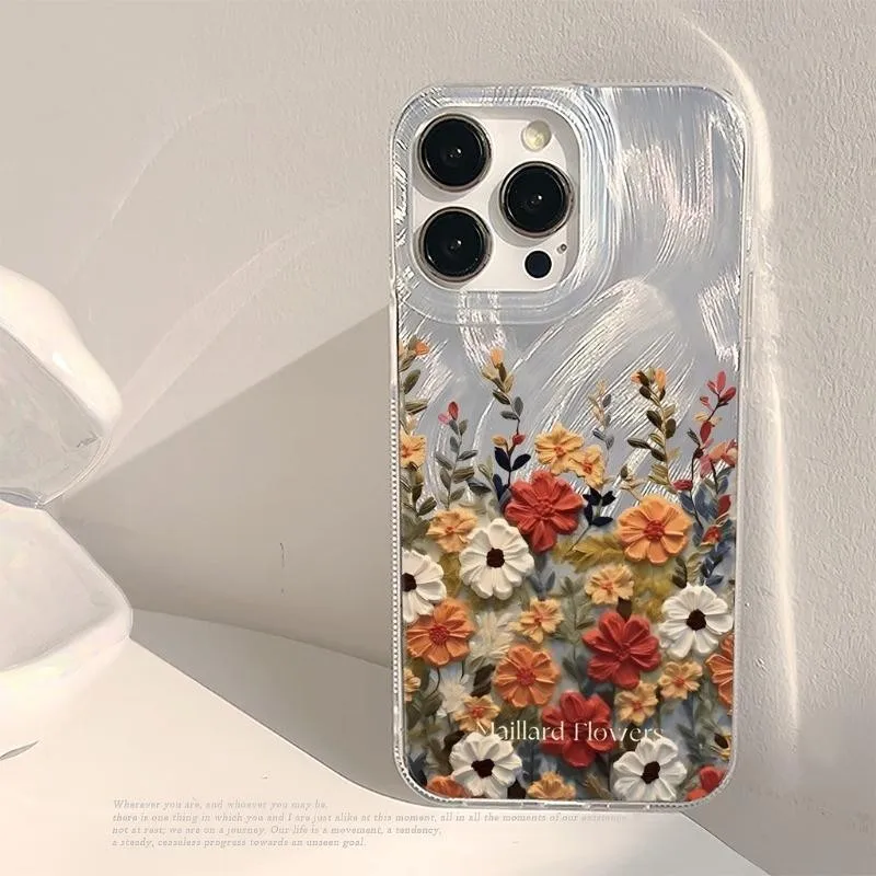 Funda de flores de primavera para iPhone 17Pro 16 15 14 13 12 11 Pro Max XS XR 7 8 Plus cubierta a prueba de golpes carcasa anticaída - imagen 4