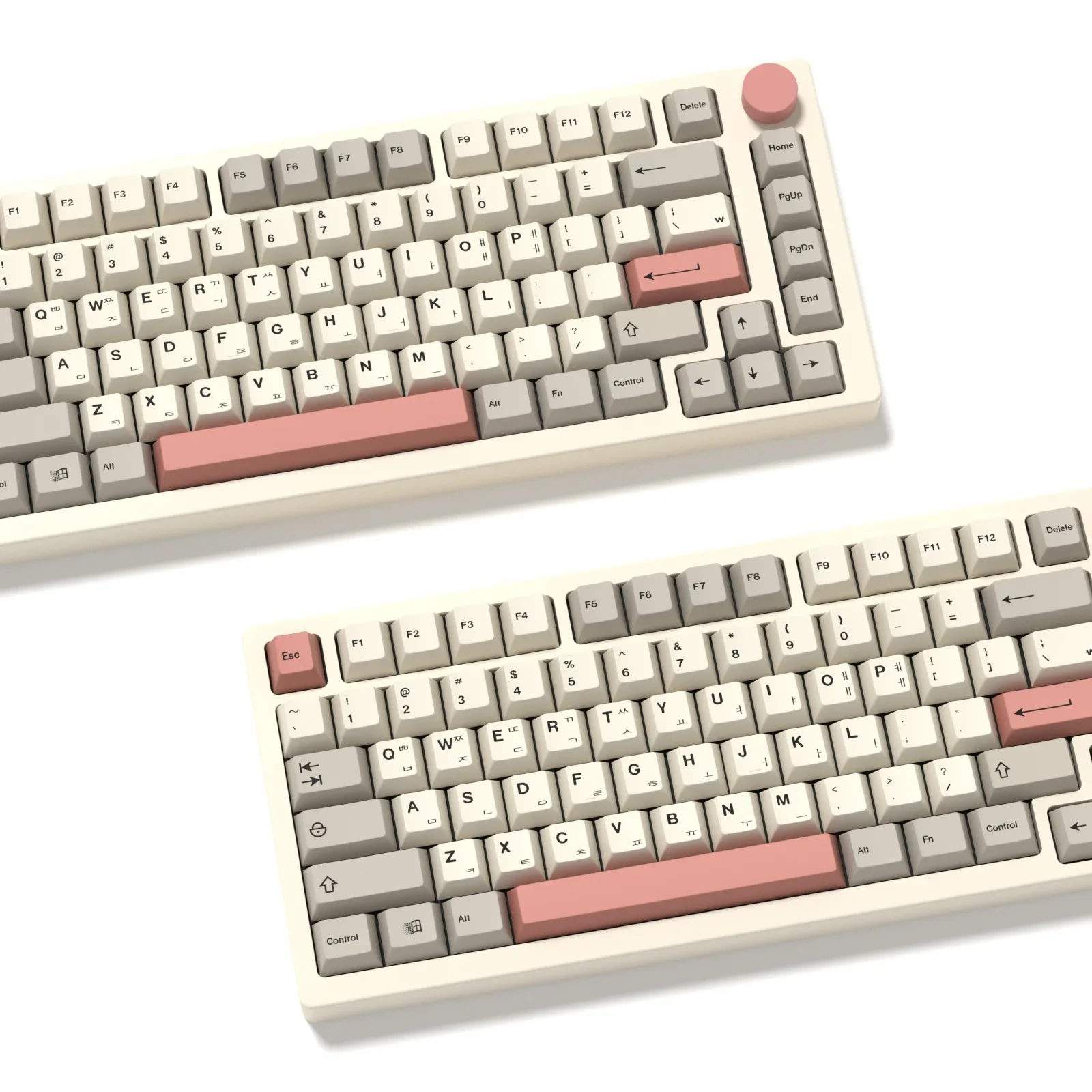 KBDiy GMK teclas coreanas PBT Cherry Profile Retro GMK 9009 teclas para teclado mecánico para interruptor MX 140 teclas para GMK75 - imagen 4