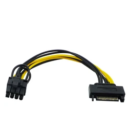 Cable SATA a PCIe 8 pines (6+2)