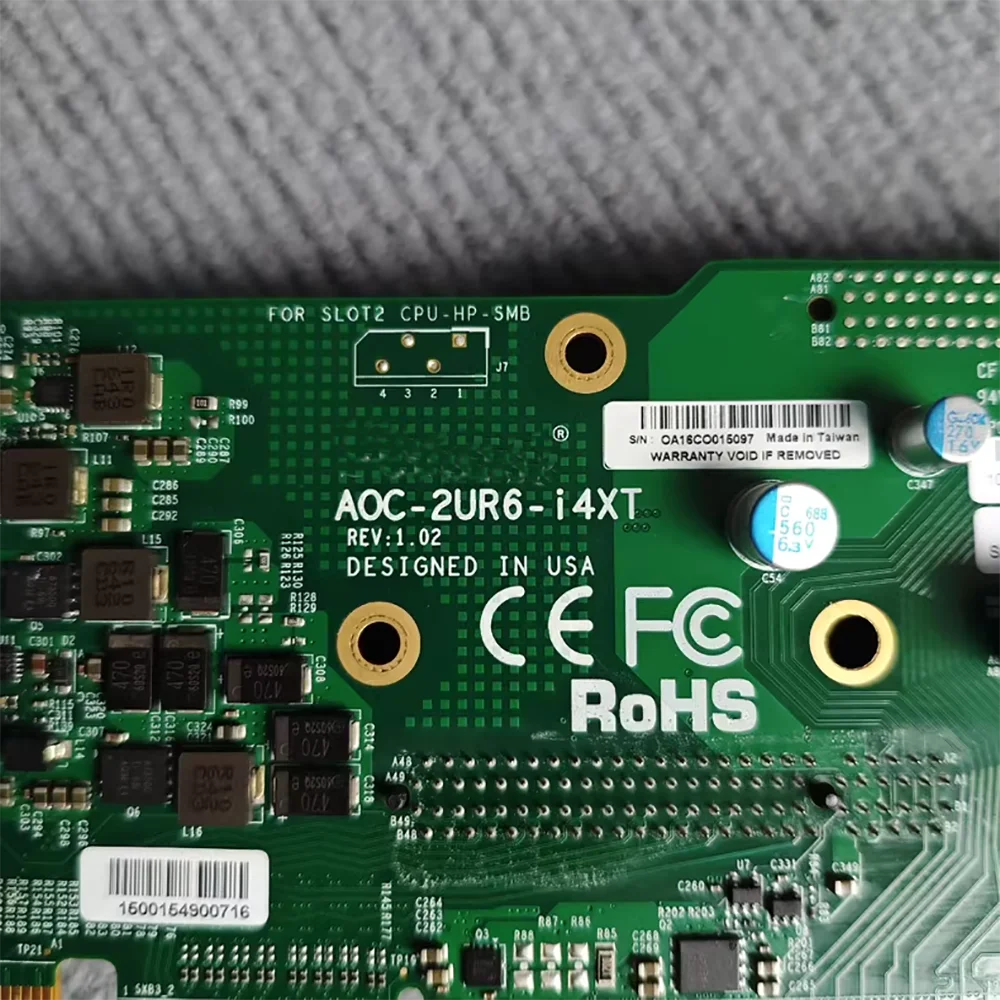 Para tarjeta de expansión Super-micro Server AOC-2UR6-i4XT - imagen 2