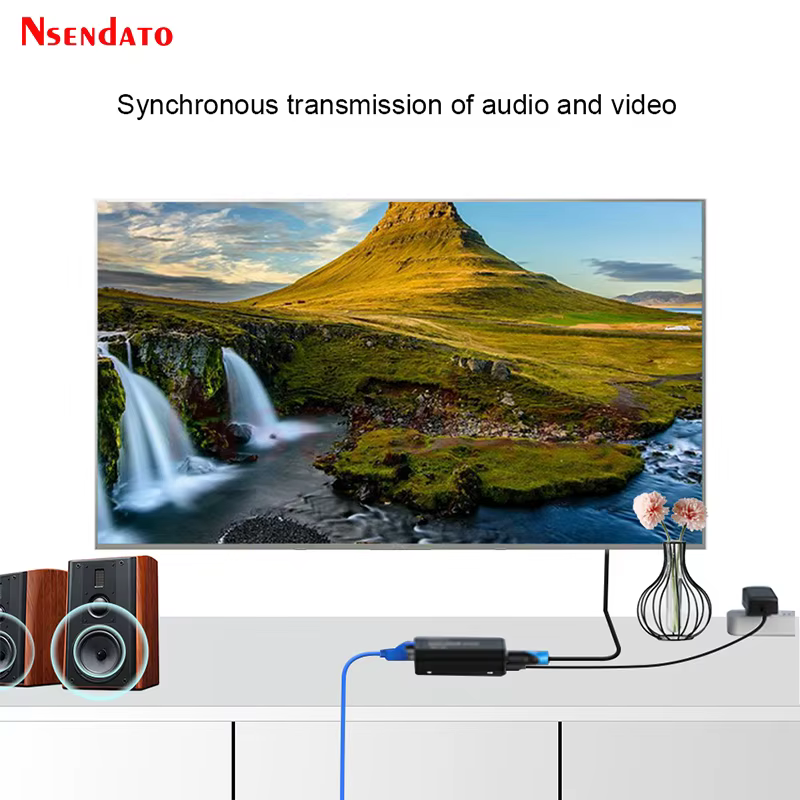 Extensor KVM HDMI IP 300m – TX+RX Cascada Multipunto - imagen 4
