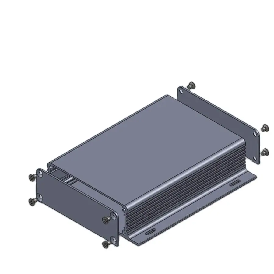 Caja de proyecto de aluminio, carcasa extruida, caja eléctrica, montaje en pared, 104(4,09 ")X28(1,1")X120(4,72")mm, bricolaje, nuevo, venta al por mayor - imagen 5