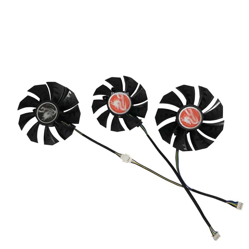 Enfriador de GPU, ventilador para tarjetas de vídeo, 3 unids/set, para Tomahawk RTX 3070 3080 3080Ti 3090 RTX3070 RTX3080 RTX3090 colorido