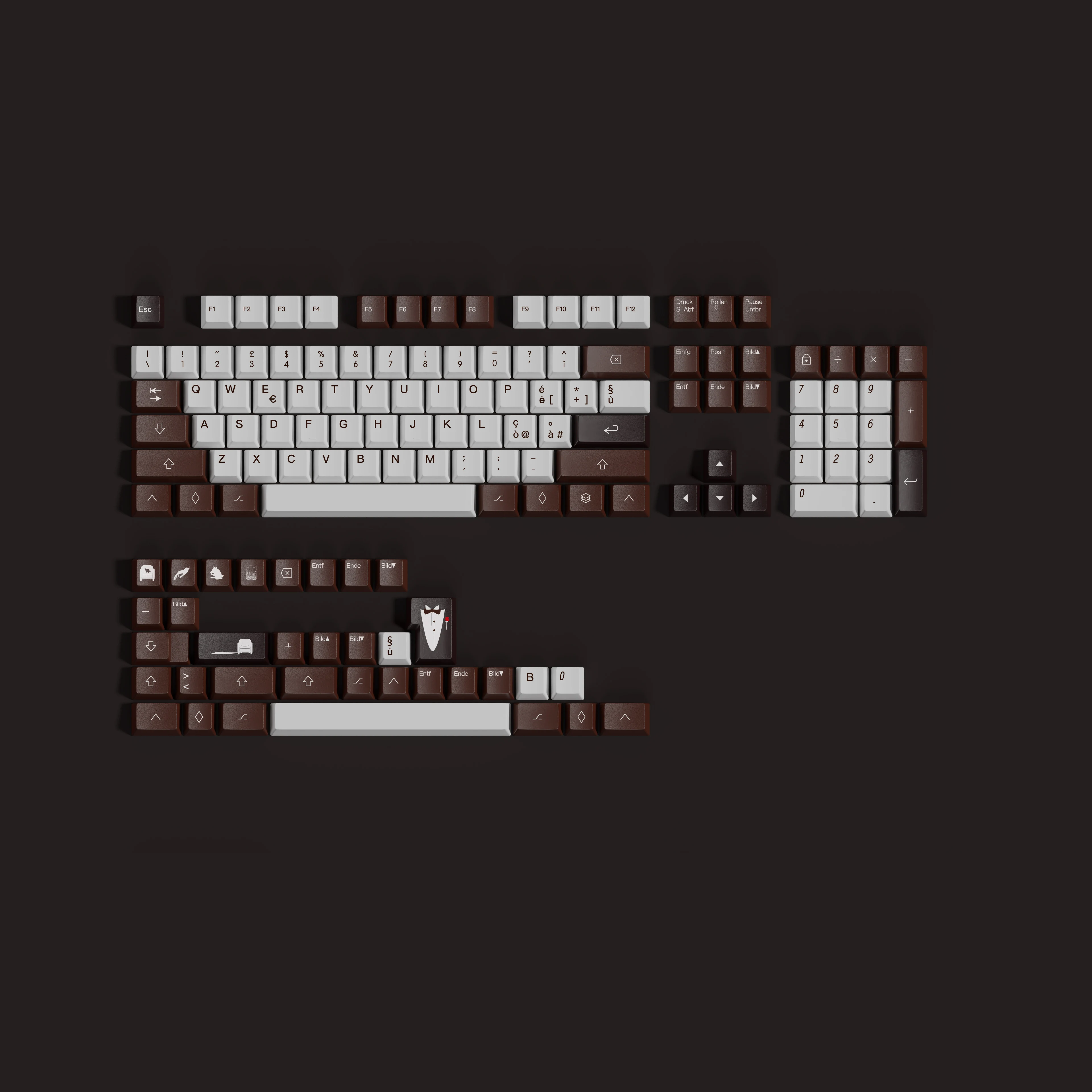 Teclas del Padrino, 139 teclas, Material PBT, perfil CHERRY, DYE-SUB personalizado para teclado mecánico CHERRY MX Switch - imagen 5